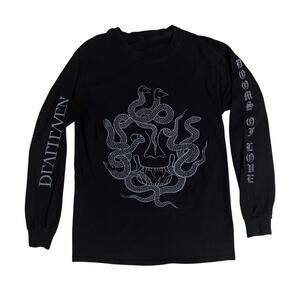 Deafheaven Dooms of Love Long Sleeve 3 Way Print Band Shirt